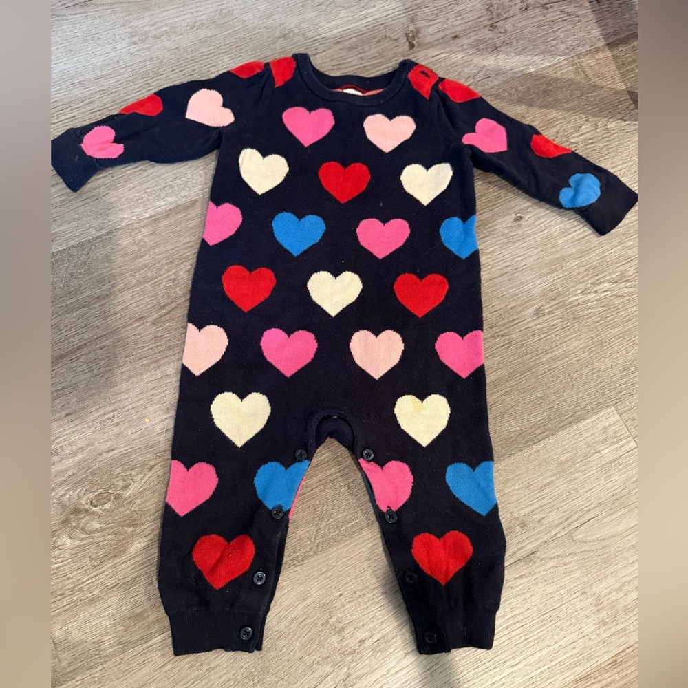 Gap Heart sweater romper